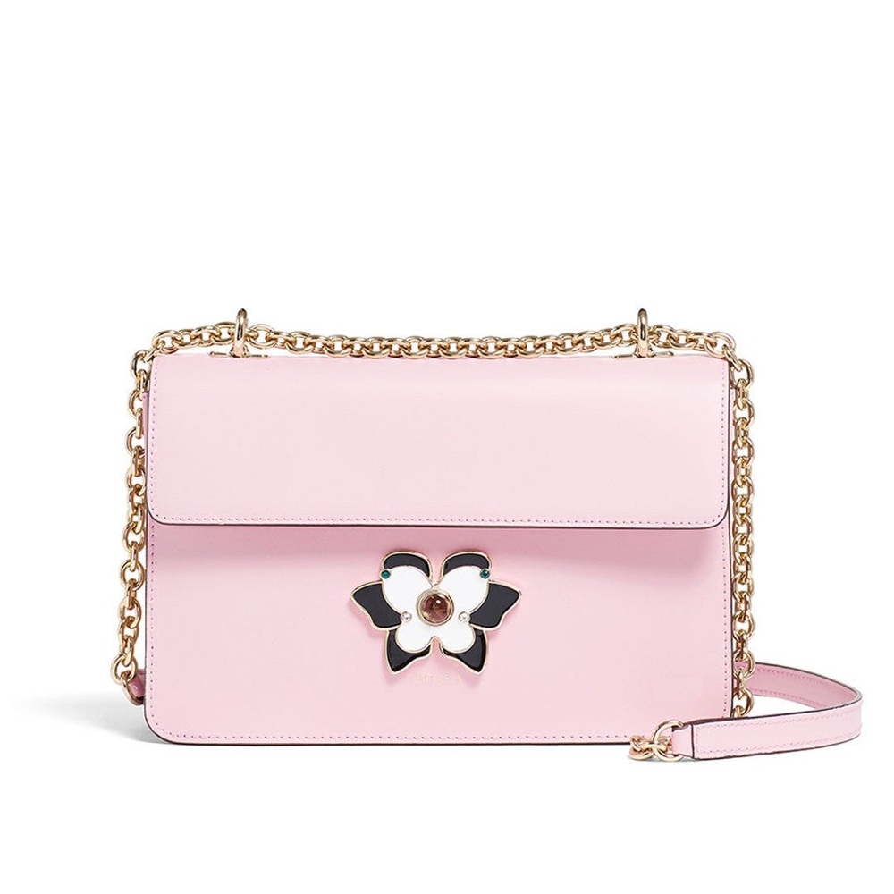 Furla Camelia mughetto pink shoulder 2 way bag